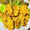 まぁ〜ぶる's cooksnap of when they made 鶏むね１枚で！衣が激うまフライドチキン.