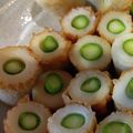あゆたっくん's cooksnap of when they made お弁当に♪アスパラ詰め竹輪の煮物！.