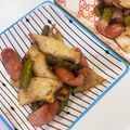 fl＊＊'s cooksnap of when they made アスパラとエリンギのにんにくバター炒め.