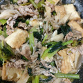 まん丸みかリン's cooksnap of when they made 簡単！豚コマと厚揚げ、小松菜煮.