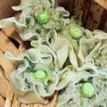 ☆＊お家グルメ工房＊☆'s cooksnap of when they made 小松菜の水餃子.