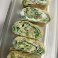 snow012's cooksnap of when they made しらすとパクチーのふわふわ卵焼き☆.