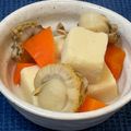 やよい・M's cooksnap of when they made 高野豆腐とホタテの煮物.