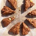 pink_kozou's cooksnap of when they made 簡単♡ざくざくチョコ＆くるみのスコーン.