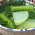 ゆけり３兄弟's cooksnap of when they made 大根と小松菜のあっさりスープ.