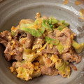 のらむーちょ's cooksnap of when they made 豚こまとキャベツの旨塩炒め.
