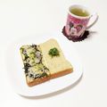 みさきっちん♪'s cooksnap of when they made 朝食に♪しらすの和風チーズトースト.