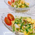 オウジリリノエ's cooksnap of when they made メインになる【ささみきゅうり卵サラダ】.