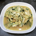 枝っち's cooksnap of when they made 5分で！水菜と豆腐の卵とじ。.