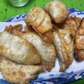 ぴんくぺっぱ's cooksnap of when they made パリパリポテトinチーズ☆おつまみ餃子.