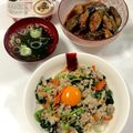 クックP8KGHH☆'s cooksnap of when they made 野菜とそぼろの簡単ビビンバ.