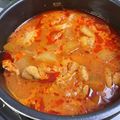 クックSK1RLI☆'s cooksnap of when they made チキンと大根のトマトクリーム煮.