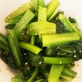 KAAASM's cooksnap of when they made レンジでさっと一品♪小松菜のナムル.