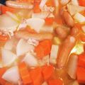 はまー１２２９'s cooksnap of when they made ほっこりするね☆大根とベーコンの煮物.