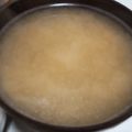 fu♪♪'s cooksnap of when they made ベーコンとじゃがいもの洋風味噌汁.