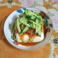 mmameco's cooksnap of when they made 胡瓜とキムチの夏用冷や奴.