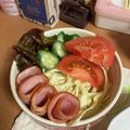 クック49L4Ho☆'s cooksnap of when they made サラダにくるくるハム.