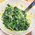 ☆yopipi's cooksnap of when they made ほうれん草のマヨカレー和え☆.