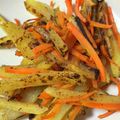 ココアLoveママ's cooksnap of when they made じゃが芋と人参の マヨカレーきんぴら.