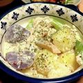 あず7225's cooksnap of when they made タラと小芋の粒マスタード・クリーム煮.