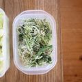 みるく茶's cooksnap of when they made 水菜と干しエビ炒め物♪簡単.