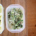 みるく茶's cooksnap of when they made 水菜と干しエビ炒め物♪簡単.
