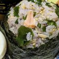 ゆけり３兄弟's cooksnap of when they made 残り焼きシャケでおにぎり♡.