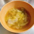 miwayon's cooksnap of when they made 煮干し出汁のキャベツスープ#簡単スープ.