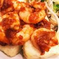 Marta's cooksnap of when they made えびと玉ねぎのケチャップ炒め.