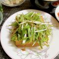 へい♡ゆー♡'s cooksnap of when they made 焼き厚揚げの水菜のせ.