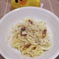 しーくれっと・らいふ's cooksnap of when they made 牛乳で★カルボナーラ素麺.