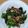 みぃくんのママ's cooksnap of when they made チンゲン菜と焼き舞茸をオリーブ油と塩で.