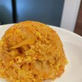 taker117's cooksnap of when they made 【再現】餃子の王将 キムチチャーハン.