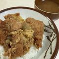 papikun's cooksnap of when they made ハムカツ丼.