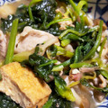 BlueRose♪'s cooksnap of when they made ほうれん草、厚揚げきのこの甘辛生姜炒め煮.