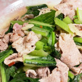 久地々P's cooksnap of when they made 小松菜と豚のペペロン炒め【ＪＡ福井県】.