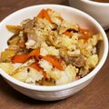 キッチン◇キッチン's cooksnap of when they made （写真有）照りが命！ 多めに炊いてね　かしわ飯.