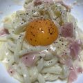Kt♪'s cooksnap of when they made 洋風の釜玉！？カルボナーラ風うどん.
