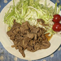 yama_miu's cooksnap of when they made 定食屋さん風　豚の生姜焼き.