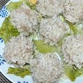 のうこ's cooksnap of when they made 肉団子のもち米蒸し.