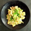 ひさかた's cooksnap of when they made ツナチーズ炒り卵♪風邪の咳に簡単薬膳.