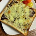 ☆さぶ☆☆'s cooksnap of when they made ＊新感覚！海苔しらすチーズトースト＊.