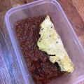 Ruriluru's cooksnap of when they made クレープ風　ミートソース・オムレツ.