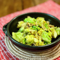 マルんちの丸顔's cooksnap of when they made レンジで簡単♡ざく切りキャベツのごま和え.