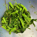 たかみん／／'s cooksnap of when they made 超簡単！からし菜のお浸し☆かつお節和え♪.