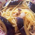L.R's cooksnap of when they made なすと舞茸の和風パスタ.