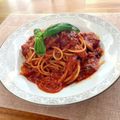 FGO☆'s cooksnap of when they made 休日パスタ♪子供が大好きアマトリチャーナ.