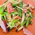 にこぱん☻'s cooksnap of when they made 簡単!!アスパラとベーコンの和風パスタ♬.