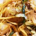 しま呼's cooksnap of when they made ランチに☆海老ニラ焼きそば.