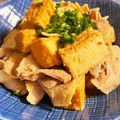 t0mt0mt0m's cooksnap of when they made 豚バラ厚揚げ★さっぱりポン酢旨辛★お弁当.